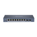 [DS-3E1510P-SI] Switch 8 puertos PoE+ 10/100/1000 Mbps 2 Puertos SFP Uplink Gestión inteligente Hikvision