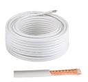 Bobina de cable coaxial micro RG-59  de 100m para CCTV