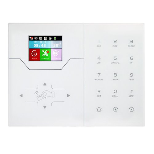 Central de Alarma Bysecur IP LCD .Módulo IP + GSM / GPRS . Control por APP