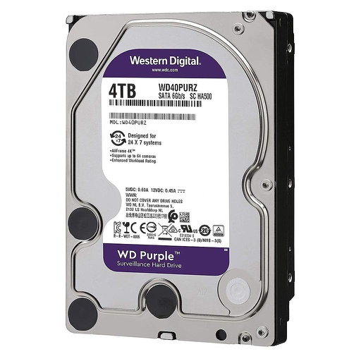 [WD43PURZ         ] Disco Duro de 4 Tb ( 4048 Gb ) Western Digital Purple