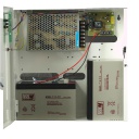 Fuente de alimentación 24V - 4A con caja y espacio para 2 baterías de respaldo de 7Ah (no incluidas)