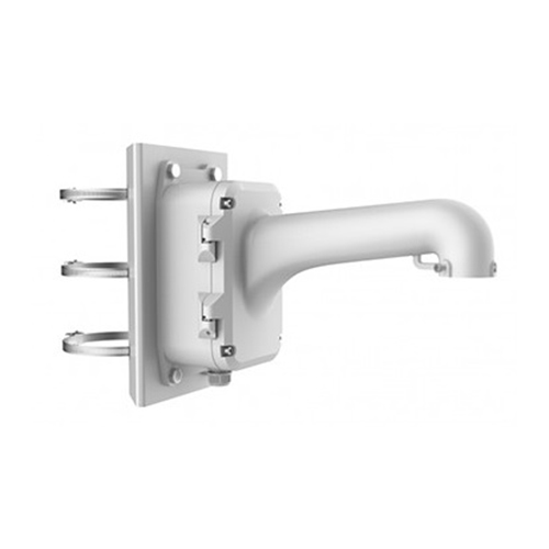 [DS-1604ZJ-BOX-POLE] Support mural avec boîtier de connexion, espace pour alimentation 24VAC /3A  et adaptateur de colonne