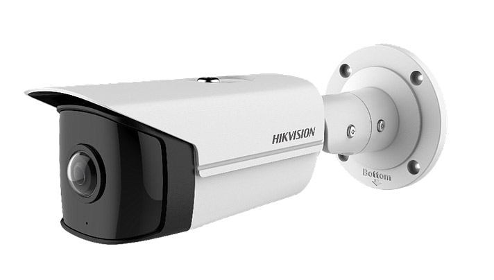 Cámara Bullet 4MP IP súper gran angular 180º (1.68mm) Hikvision