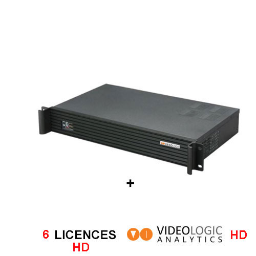[VLRXP5-VCA06] Système d'analyse vidéo compatible HD pour 6 voies d'analyse. Comprend un serveur rackable avec un module de relais intégré.