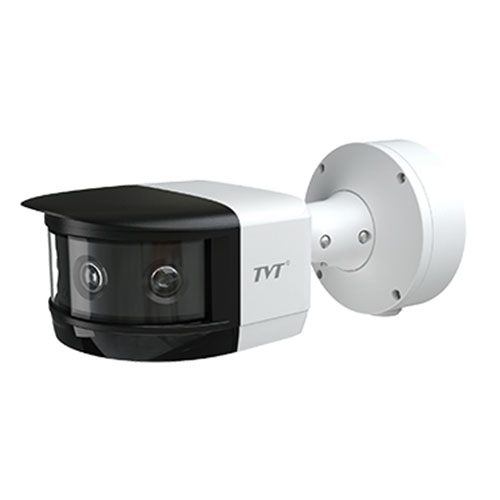 TVT Network Bullet Camera 8MP Starlight Panoramic view 180° 3,3mm IR 20m IP67 1E/1S audio-alarm