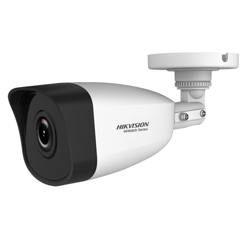 Cámara IP bullet 4 MP Hikvision, lente fija 2.8 mm. WDR 120db