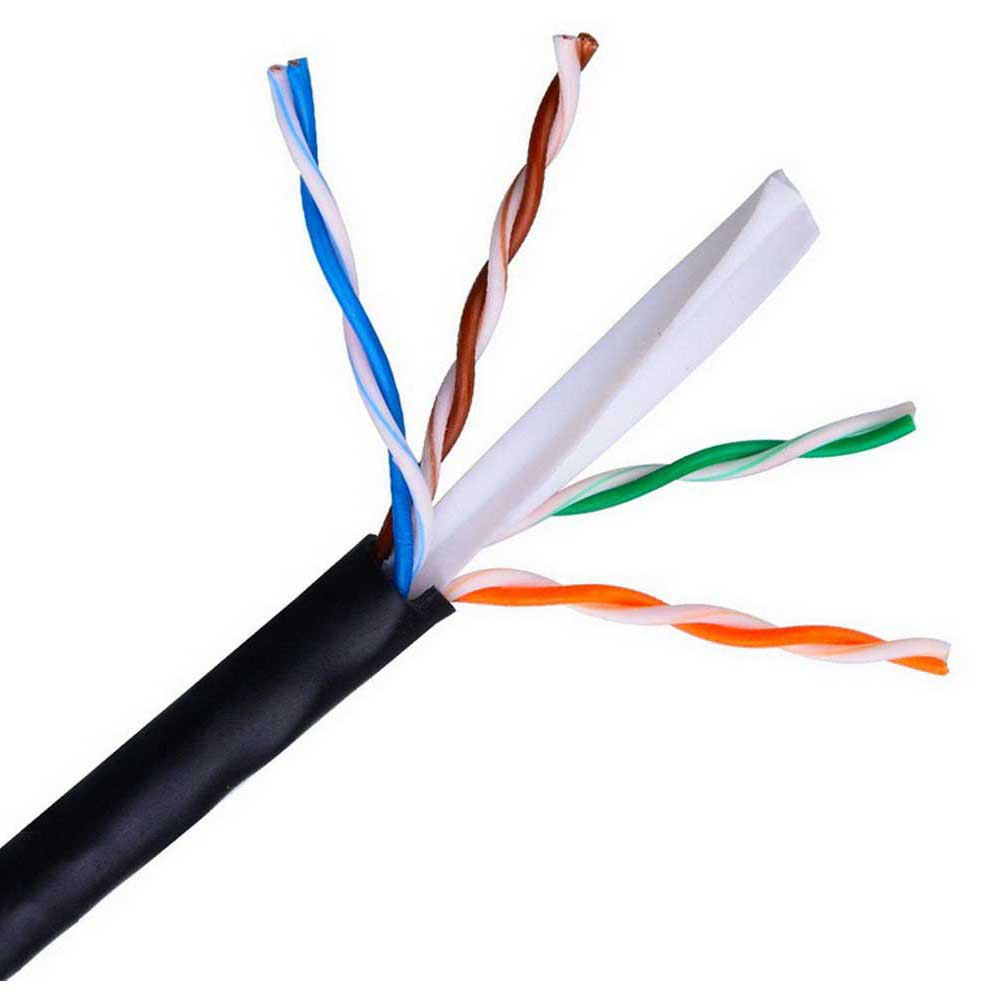 305 m Cat6 Outdoor Cable, Copper/Aluminum, 23 AWG, 5.5 mm