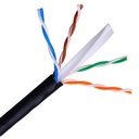 Câble extérieur Cat6 305 m, CCA, 23 AWG, 5,5 mm