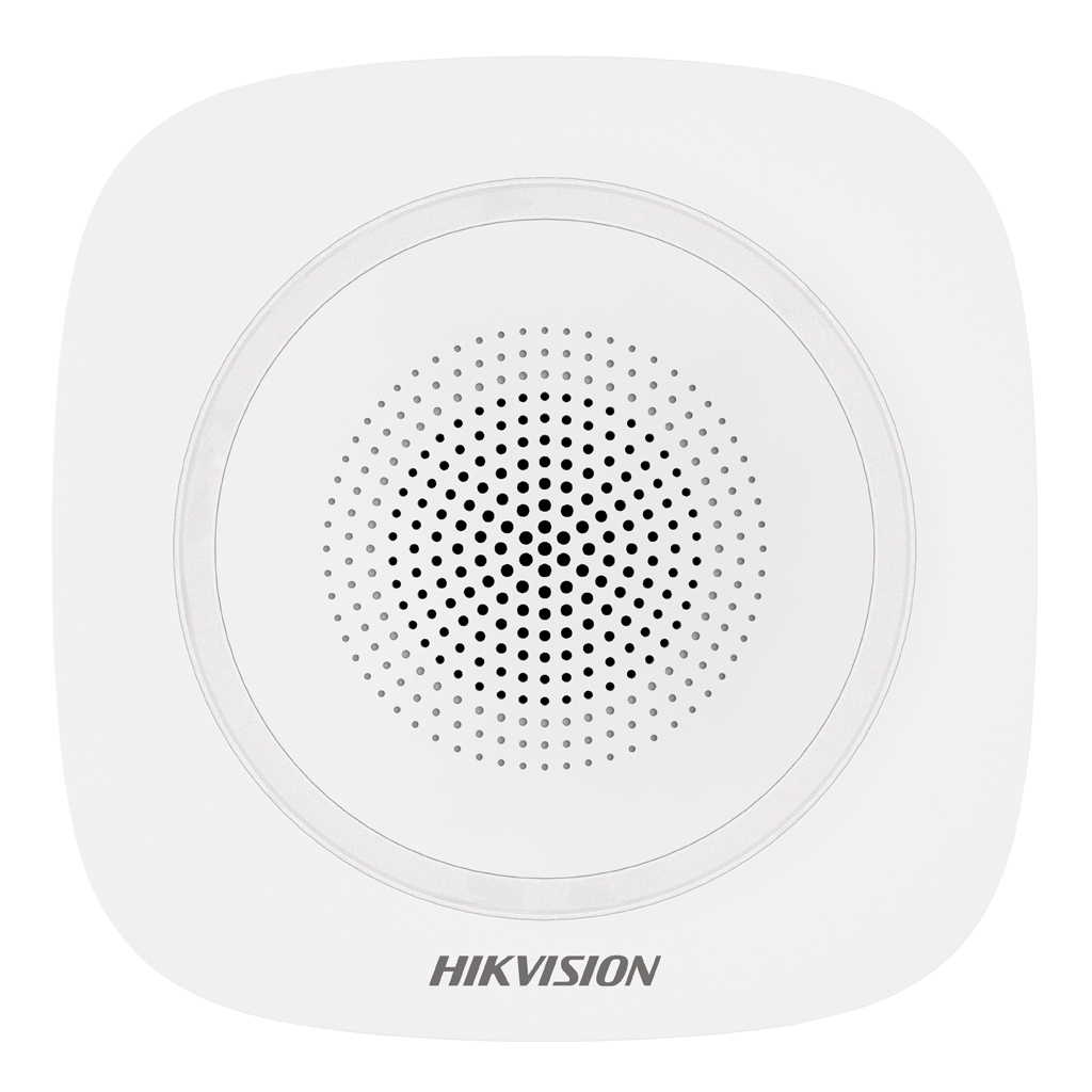 Sirena inalámbrica de interior compatible 868 Mhz Hikvision AXPRO Indicador Azul