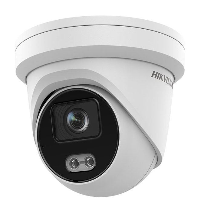 Cámara IP Turret 2MP 2.8mm IP67 ColorVu Acusense Hikvision