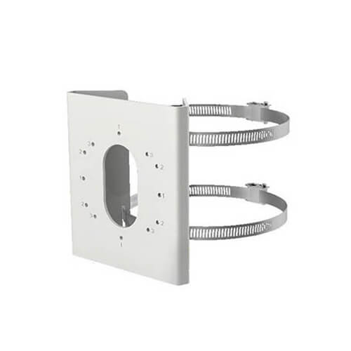 Mini Soporte de poste de Acero Inoxidable para Cámaras Hikvision