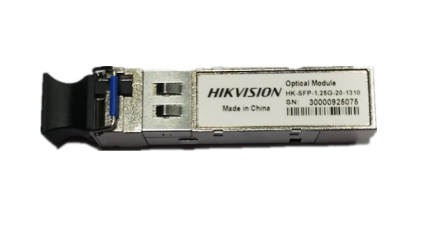 Módulo SFP 1.25G 3.3V MSA 20Km Conector LC bidireccional.  Monomodo Longitud onda Tx1310nm/Rx1550nm Hikvision 