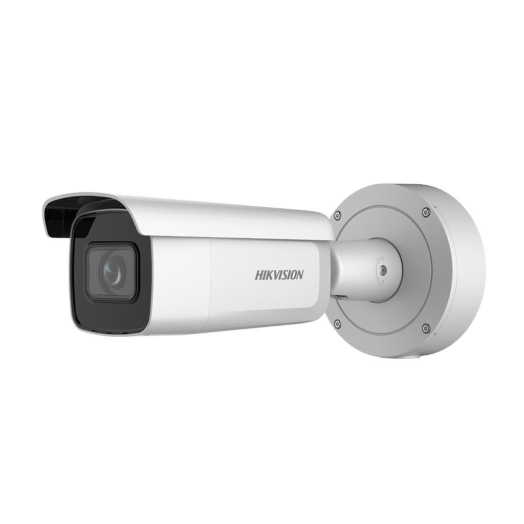 Cámara IP Bullet 4MP varifocal motorizada 2.8-12mm IR60m WDR120 IP66 IK10 E/S Alarma Audio AcuSense 2ªGen DarkFighter Hikvision