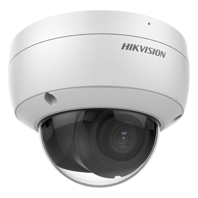 Cámara Domo IP 4MP AcuSense DarkFighter MIC IP67 IK10 Hikvision