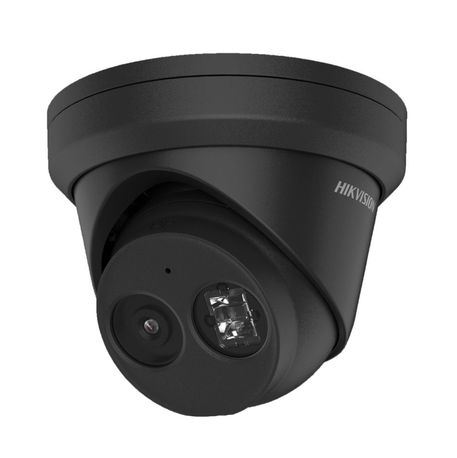 Cámara IP Turret 6MP 2.8mm Acusense WDR120 IP67 MIC IR30 Black Hikvision