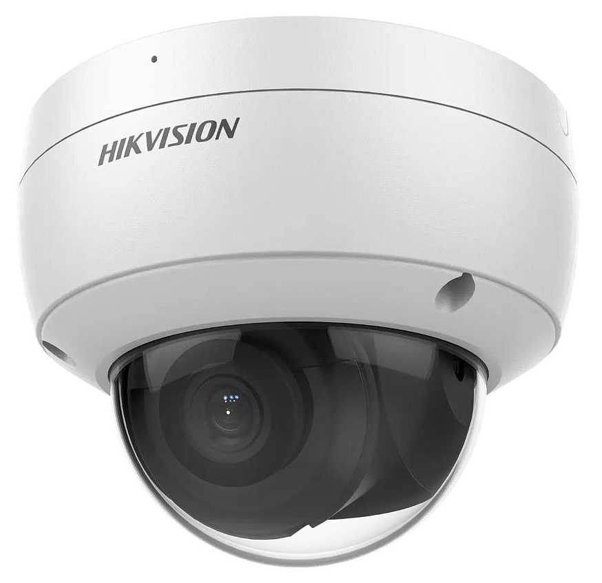 Cámara Domo IP 8MP 2.8mm AcuSense WDR120 IP67 IK10 IR30 MIC Hikvision