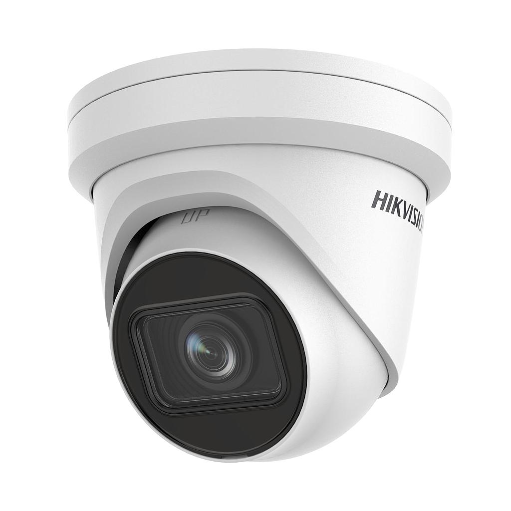 Cámara Turret IP Varifocal motorizada 2.8-12mm 8MP E/S Audio Alarma IR40 IP67 IK10 WDR120 Acusense 2ªGen. Hikvision