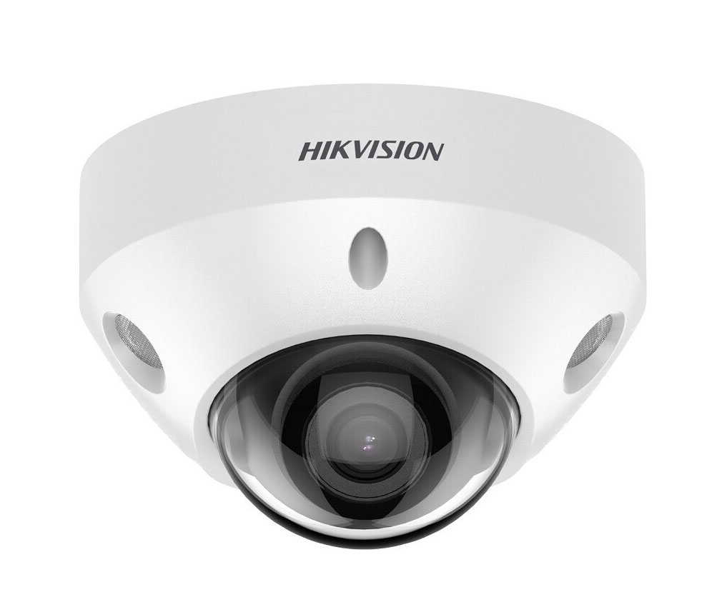 IP Minidome Camera 8MP 2.8mm Acusense WDR120 IP67 IK08 IR30 Hikvision