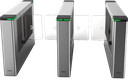 Oscillating/swinging barrier left module Hikvision