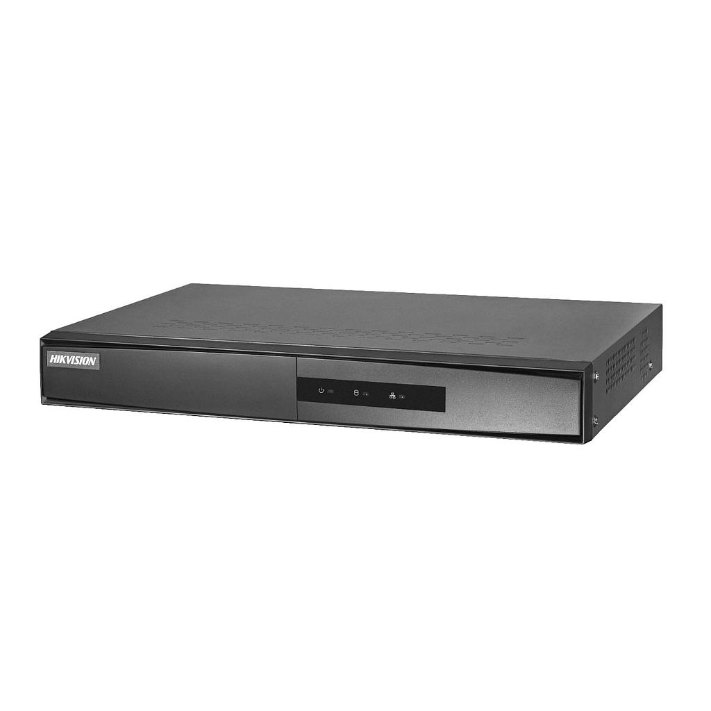 Grabador NVR IP 8CH 8PoE 4MP 60Mbps Mini 1U 1HDD Hikvision