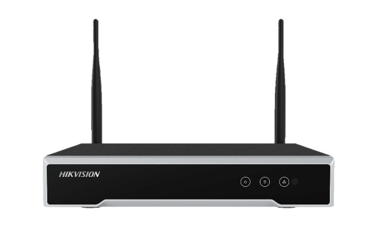 Grabador NVR IP Wifi 8CH 4MP 50/40 Mbps 1HDD HDMI/VGA simultánea Mini 1U Hikvision