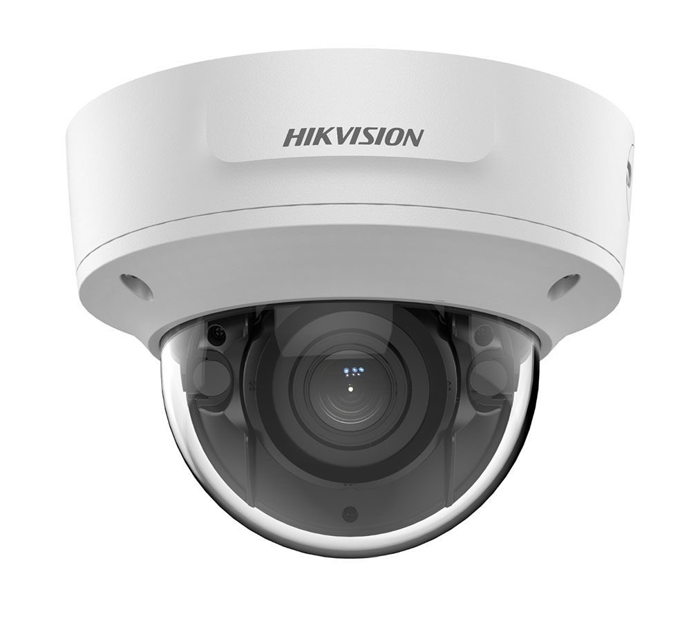 Dome IP Camera 4MP Varifocal Motorized 2.8-12mm IK10 IP67 IR40 WDR120 Intelligent Functions I/O Audio Acusense Alarm 2nd Gen Hikvision