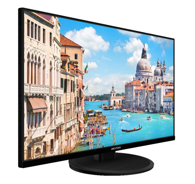 Monitor 27" 4K 178° Especial vigilancia 24/7 VESA Altavoz Hikvision