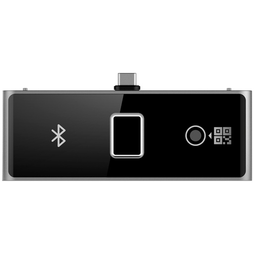 [DS-KAB673-FBQR] Módulo periférico para terminal de reconocimiento facial de la serie DS-K1T673. Funciones de huella digital, Bluetooth y código QR