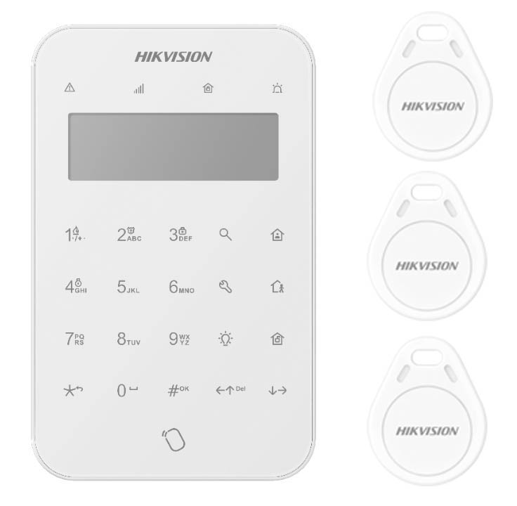 LCD Screen Touch Wireless Keyboard Grade 2 Hikvision