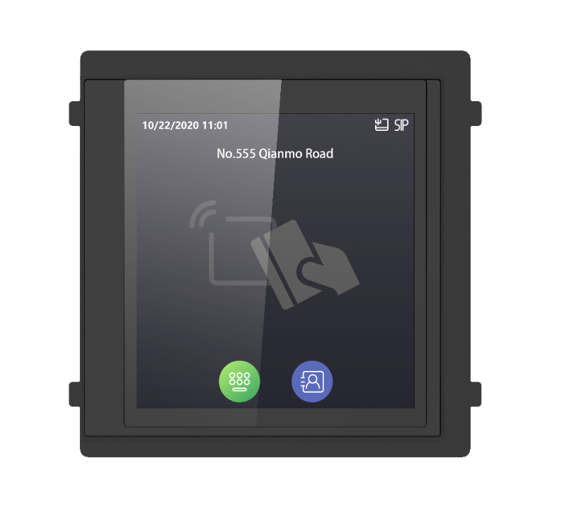 Modular Touch&Display door station module Touch screen and Mifare card reader Hikvision