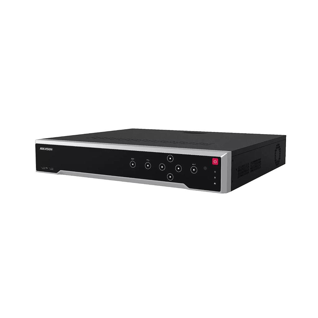 Grabador IP NVR 16CH 16CH Poe 4K 12MP 4xHDD VCA Audio Alarma 16/4 Hikvision