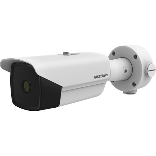 Bullet IP Thermographic Camera 384×288 4.4mm Audio Alarm Anticorrosion Hikvision