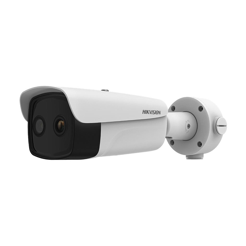 Cámara Bullet IP Bi-spectrum 15mm/6mm Anti-corrosion WDR120 IR40 E/S Audio Alarma Hikvision