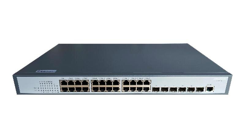 Switch 30 puertos 24 Gigabit y 6 10 Gigabit SFP ópticos