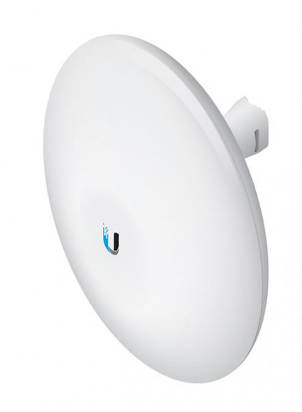 Antena Radio enlace CPE Punto a Punto Ubiquiti Networks NanoBeam 5AC Gen 2 Puente wifi 450 Mbit/s Blanco