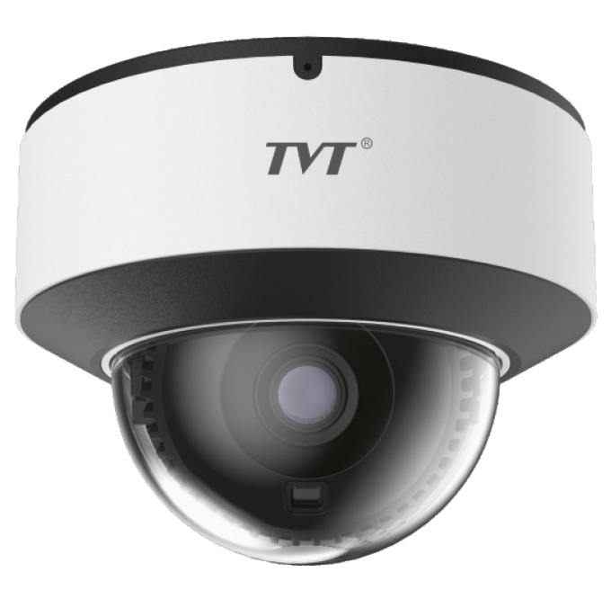 IP Dome Camera 4MP IP67 IK10 VCA IR30 Audio MIC WDR120 TVT