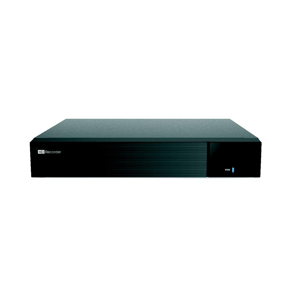 Grabador DVR 5en1 4CH + 2IP 5MP E/S Audio 1HDD TVT 