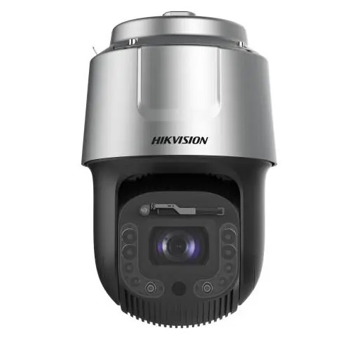 Cámara PTZ IP 4MP Zoom 48x 6.0-288mm WDR140 Láser 500m Detección Facial Vehículos IP67 IK10 Darkfighter Hikvision