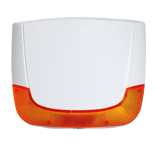 Outdoor Siren Lumin8 Via Autonomous Bidirectional Radio Amber Lens RISCO