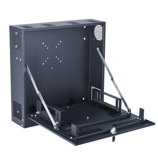 Caja de seguridad de 18" x 18 x 5" con soporte de montaje DVR