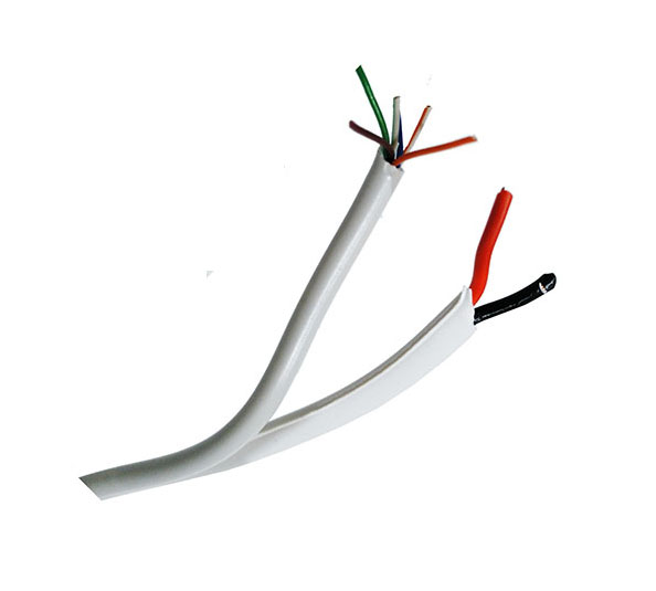 Bobina 100 m de Cable de Alarma Siamés de 8 hilos ( 6 x 0, 22 + 2 x 0,75 )