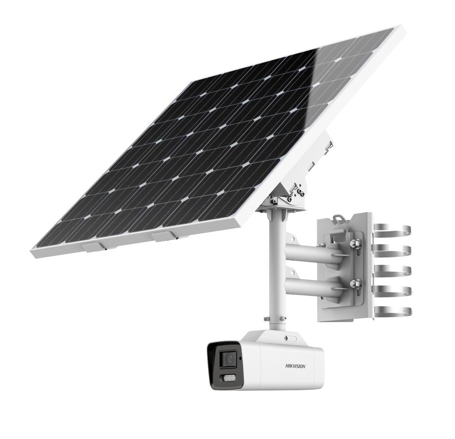 Kit Cámara Bullet 4MP 2.8-12 mm con energía solar ANPR 4G