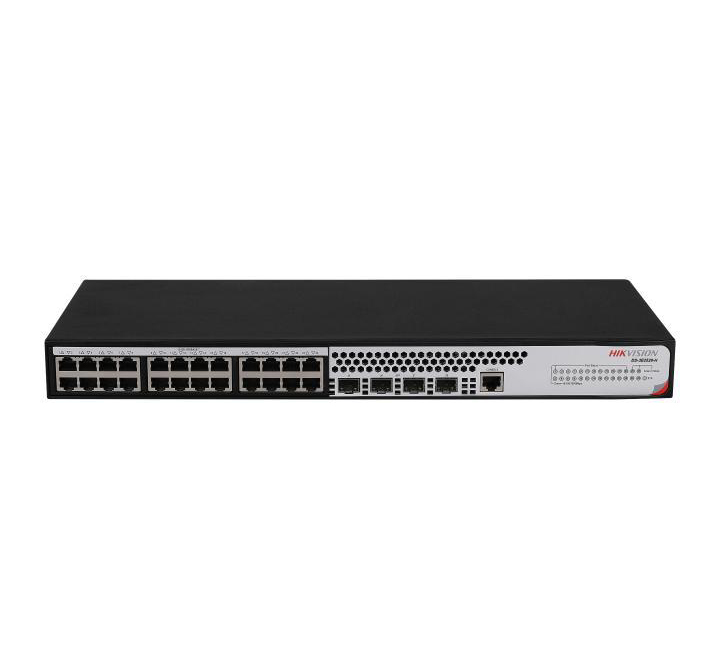 Switch 28 puertos Gigabit Gestionado 24×10/100/1000BASE-T ports, 4×1000Base-X SFP ports