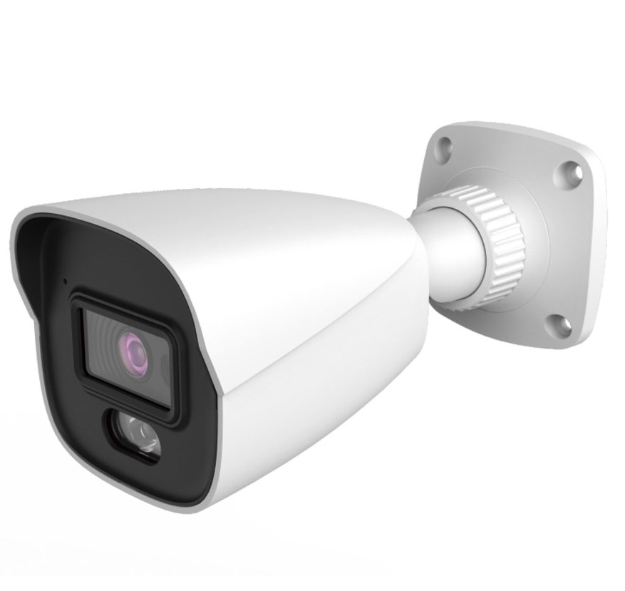 6 MP Bullet IP Camera 2.8mm Double Lighting 20m IP67