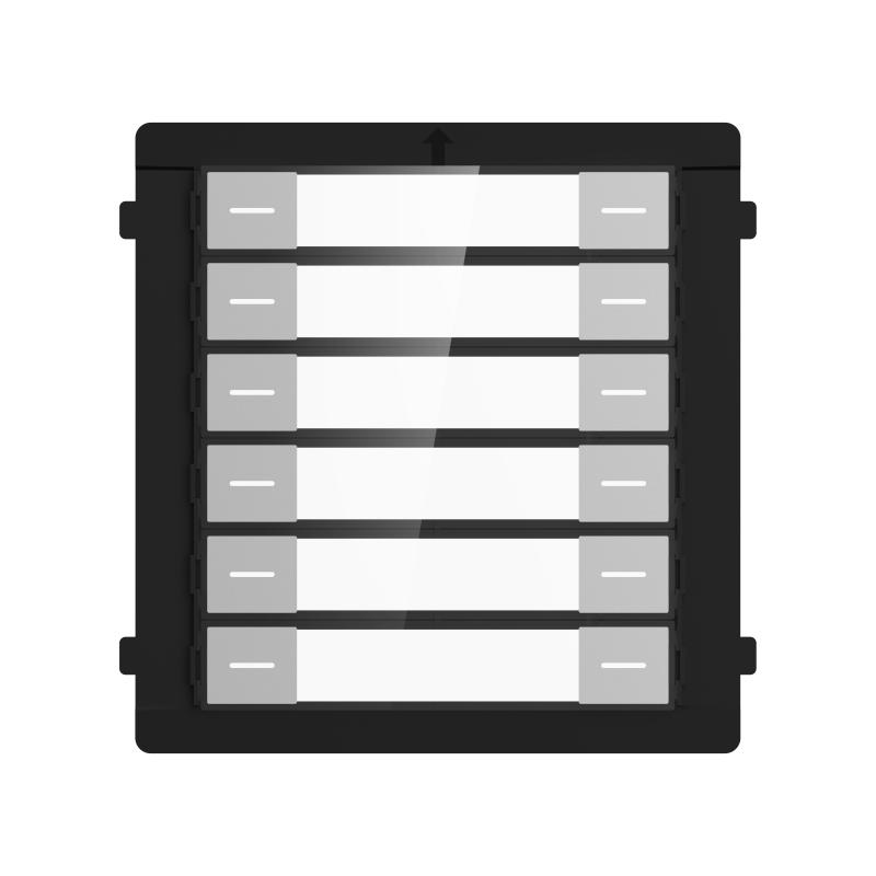 Módulo de etiqueta de nombres para estación de puerta modular videoportero 12 botones