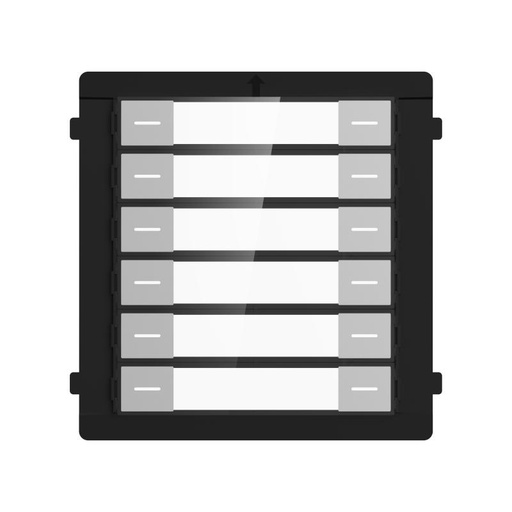 [DS-KD-K12] Módulo de etiqueta de nombres para estación de puerta modular videoportero 12 botones