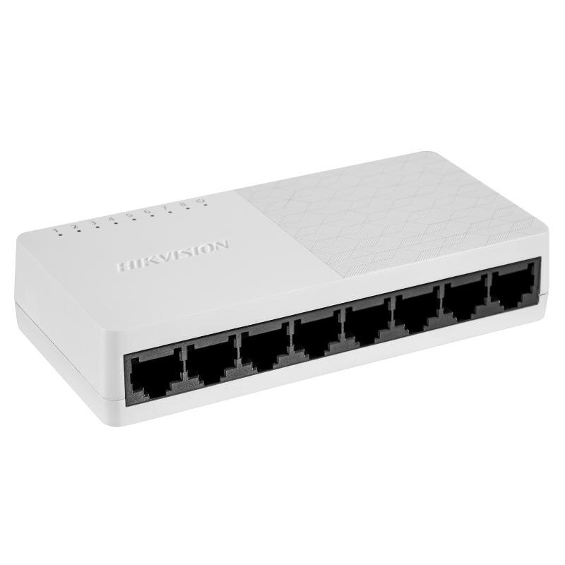 Switch 8 puertos no gestionado 10/100M RJ45 Fast Ethernet Plástico