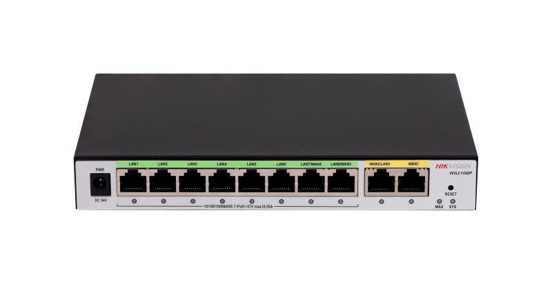 Router 10 puertos Gigabit PoE 2 WAN + 2 LAN todo en uno