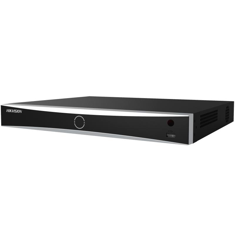 Grabador NVR AcuSense 8CH 4K 12MP serie K 1U Alarma Audio 2HDD