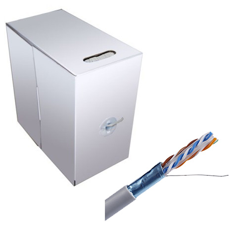 Bobina cable FTP 305m apantallado CAT6 CCA